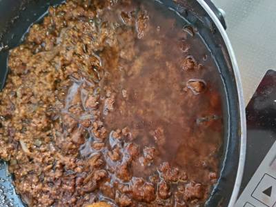 甜麺醤（ティエンメンジァン）を使った肉みそ