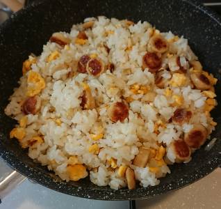 炒めずチャーハン
