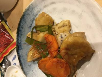 れんこんの黒酢酢豚