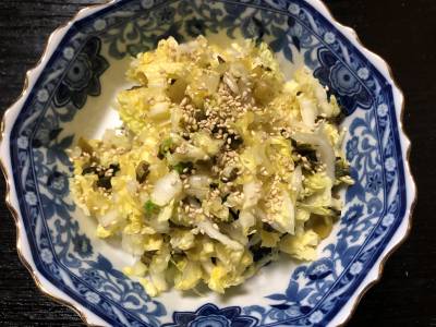 白菜のお袋あえ
