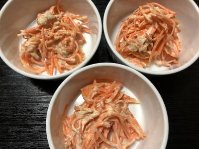 にんじんとツナのヨーグルトラペ