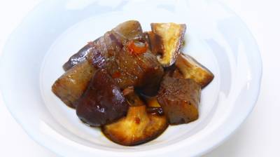 しいたけとこんにゃくのピリ辛煮