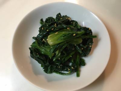 ほうれんそうのナムル
