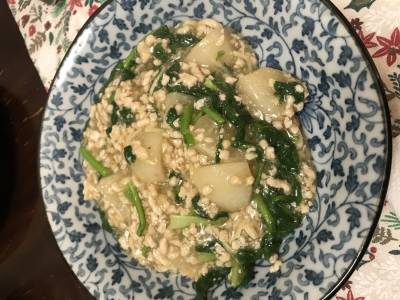 かぶのそぼろ煮