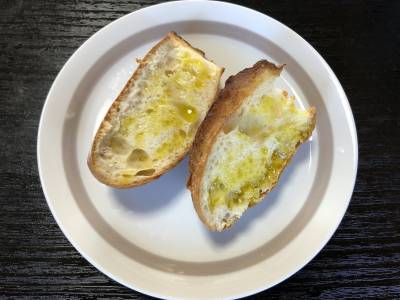 網焼きガーリックトースト