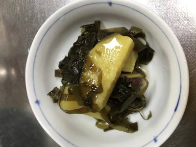さつまいもと切り昆布の煮物