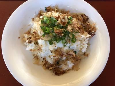 おかかチーズの簡単リゾット