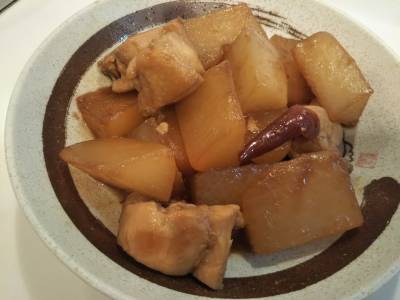 大根と鶏のオイスターソース煮