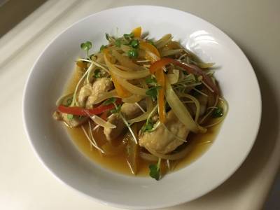 ゆず風味の鶏の南蛮漬け