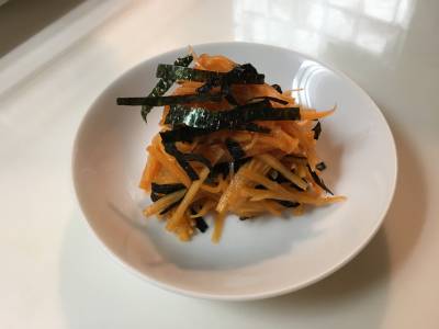 にんじんの梅のりあえ