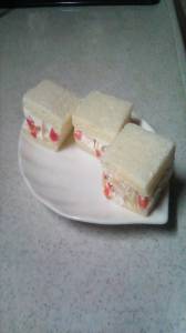 ヨーグルトクリームのフルーツサンド