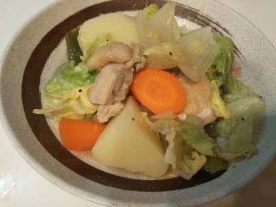 鶏肉と野菜のポトフ風