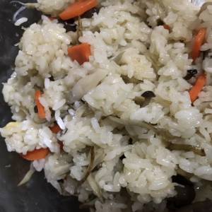 レンジ五目おこわ