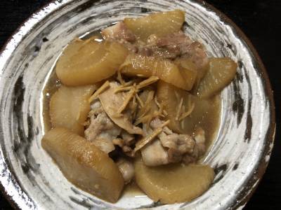 大根と豚バラの照り煮