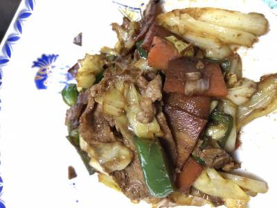 豚肉みそいため