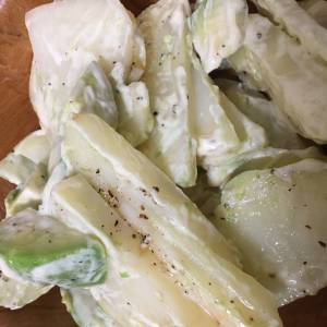 新じゃがのわさびマヨサラダ