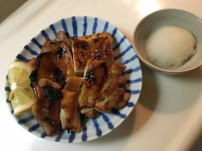 鶏のみそ照り焼き