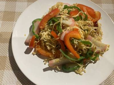 切り干し大根のガーリック塩炒め