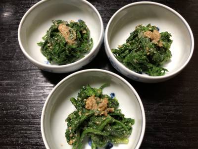 春菊のごまあえ