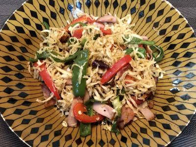 切り干し大根のガーリック塩炒め