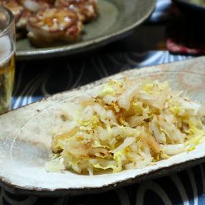 白菜のおかか炒め