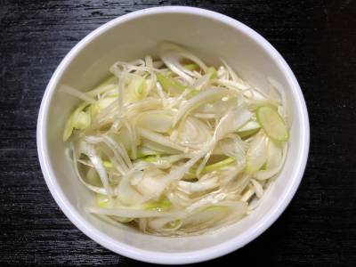 ねぎのしょうゆ漬け