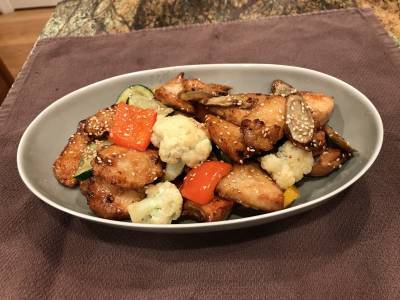 れんこんと鶏むねのチャイナデリ風