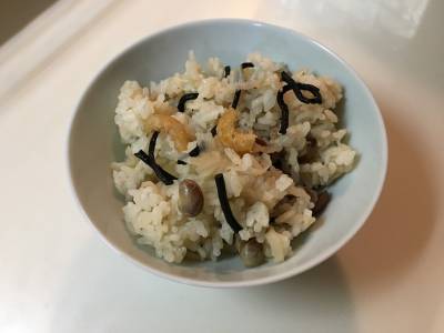 炒り大豆の滋味ご飯