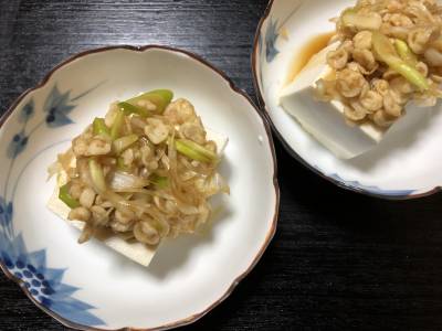 あったかたぬき豆腐