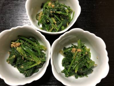 ほうれんそうのごまあえ