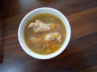 たたきれんこんと鶏手羽のポトフ