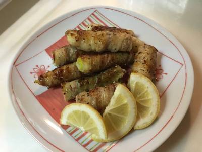 ねぎの肉巻き焼き