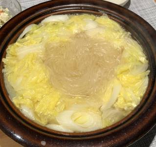 鶏と白菜のチゲ