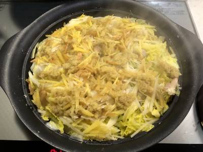 白菜としょうがの柚子こしょう鍋