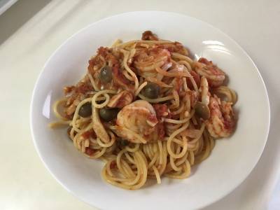 冷凍トマトスパゲッティ