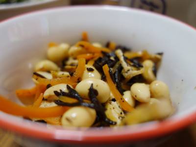 あっさりひじきの煮物