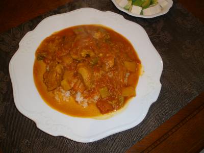 ジンジャーチキンカレー