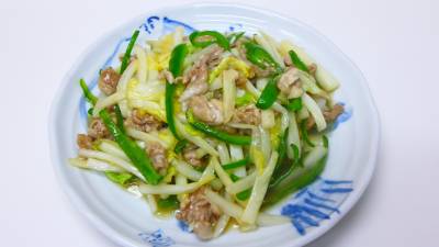 白菜のチンジャオロースー