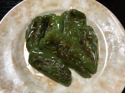 ピンチョスの素 ピーマンのオリーブ油煮
