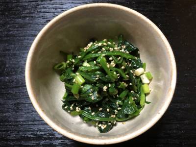 ほうれんそうのナムル