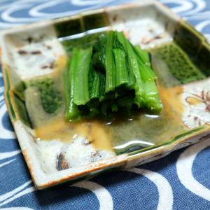 小松菜のからしあえ