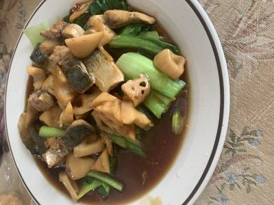 さばのソテー 黒酢あん