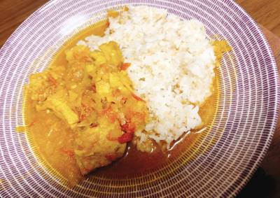 トマトチキンカレー
