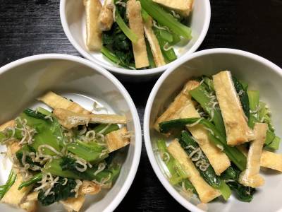 小松菜の和え物