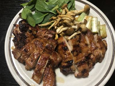 はちみつ鶏のグリル