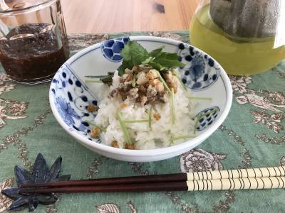 ふきのとうの茶漬け