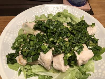 かんたん蒸し鶏