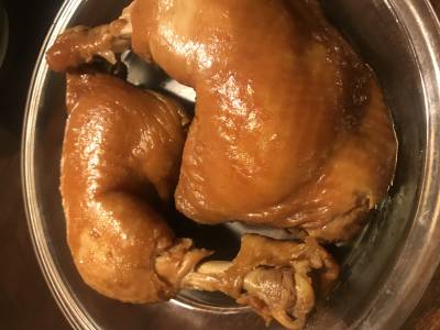 鶏の骨付き肉のしょうゆ煮