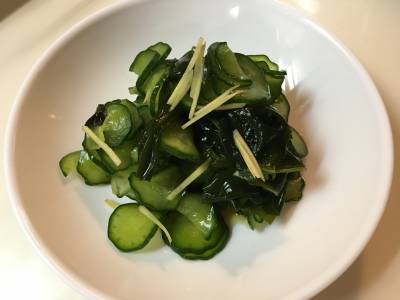 きゅうりの酢の物
