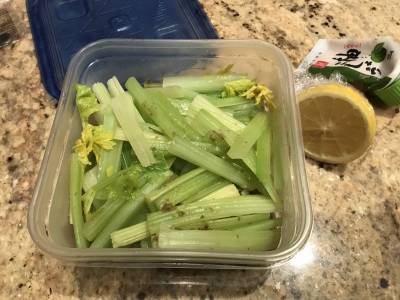 セロリの柚子こしょうだれ（おすすめストック）